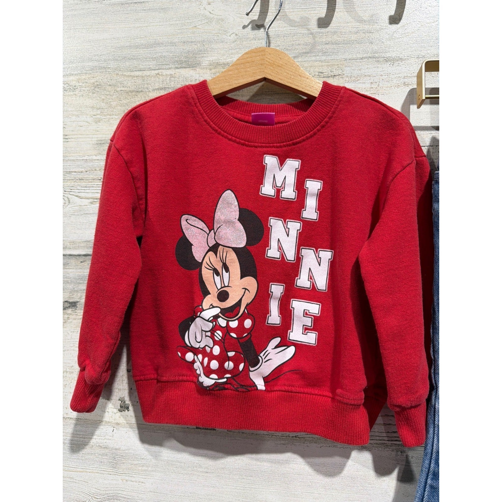 Disney Jordache Isaac Mizrahi Bundle Girls 4 Red Sweatshirts Flare Jeans2