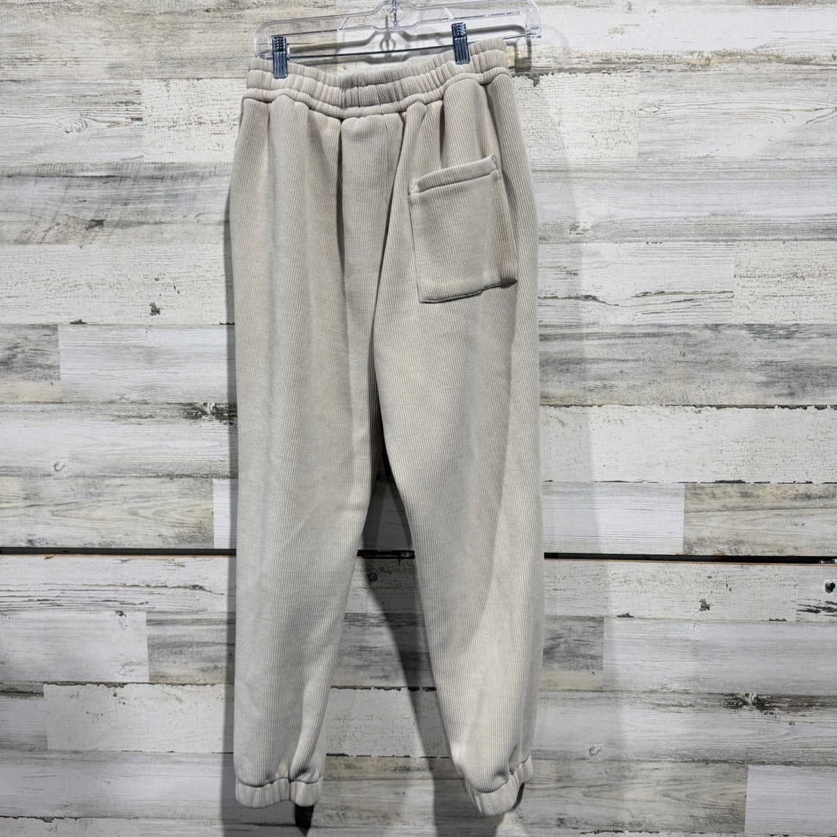 YoungLA 244 Corduroy Joggers Men M Tan Polyester Spandex Streetwear Athleisure4