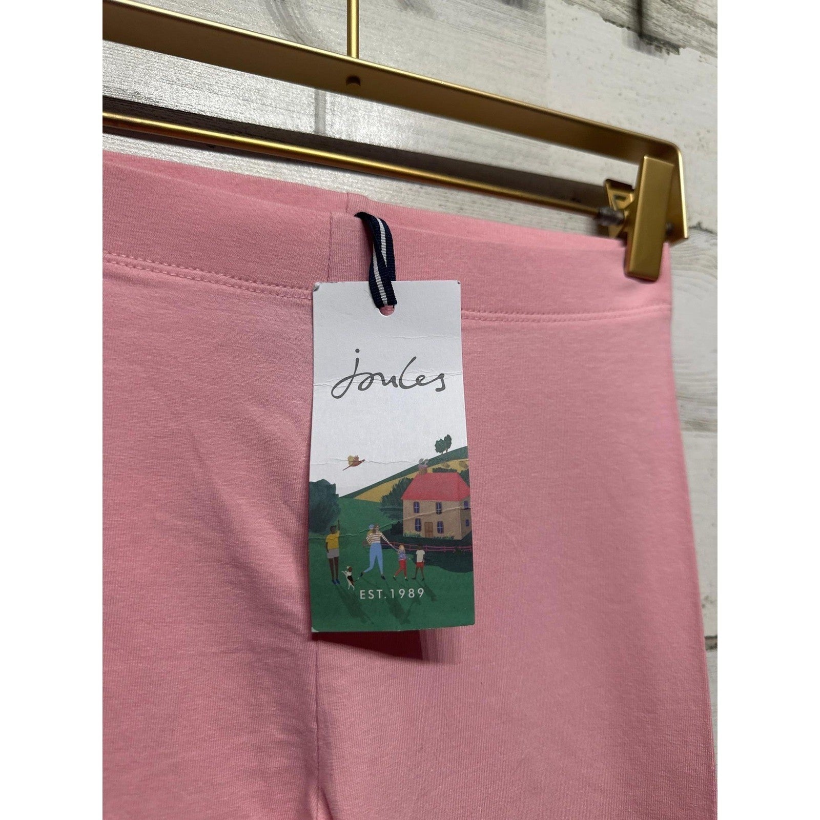 Joules Artwork Leggings Girls 11 Pink Unicorn Graphic Whimsical NWT1