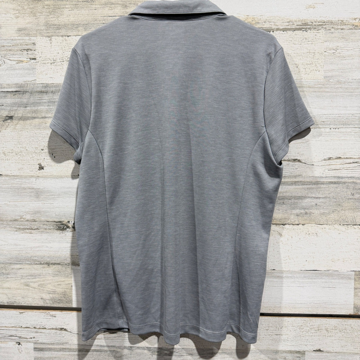 BCG Polo Shirt Women XL Gray Performance Short Sleeve Golfcore EUC3