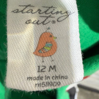 Carter's Starting Out Children's Place Lot Girls 12M Bundle Cotton Holiday EUC6