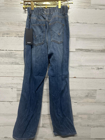 Hudson Utility Jeans Women 25 Blue Paperbag Waist Patch Pocket NWT3
