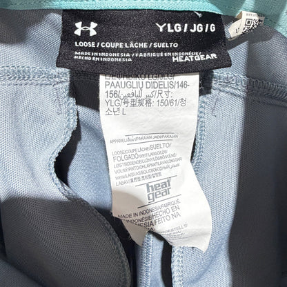 Under Armour Baseball Pants Kids Youth Large Gray Loose Fit HeatGear5