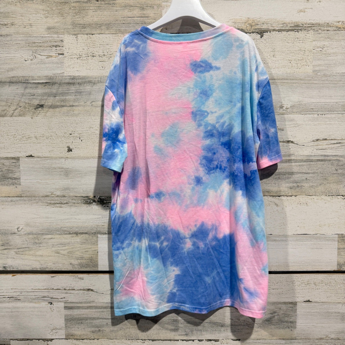 Dance Mom Graphic T-Shirt Women XL Pink Blue Tie Dye Casual EUC4