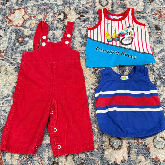Vintage Bundle Sears Carter's Tiny Togs Boys 6-12M Retro Kidcore Vtg 80s 90s0