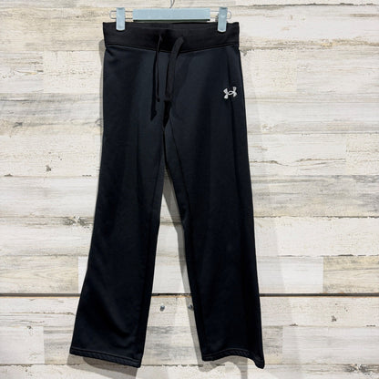 Under Armour Storm Sweatpants Boys YMD Black Fleece Loose Sporty EUC0