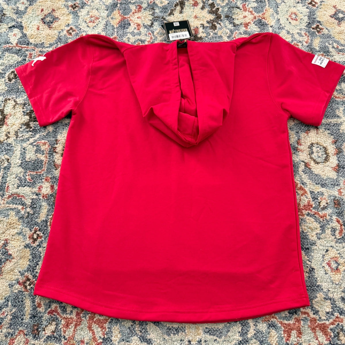 Baseballism Texas Rangers Hoodie Youth Large Red Short Sleeve MLB Sport NWT6