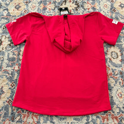 Baseballism Texas Rangers Hoodie Youth Large Red Short Sleeve MLB Sport NWT6