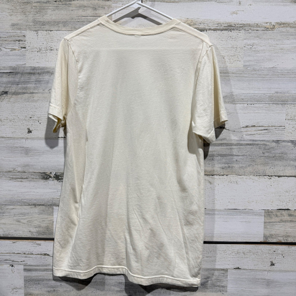 Bella Canvas T-Shirt Women Medium Cream Santa Favorite Swiftie Holiday EUC4