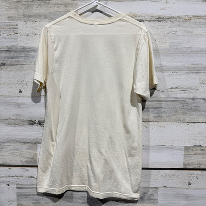 Bella Canvas T-Shirt Women Medium Cream Santa Favorite Swiftie Holiday EUC4
