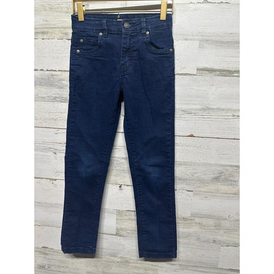 DKNY Skinny Jeans Girls 8 Dark Blue Indigo Stretch Denim EUC0