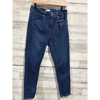 Loft Made & Loved Skinny Jeans Women 30 Tall Blue High Rise Stretch EUC0