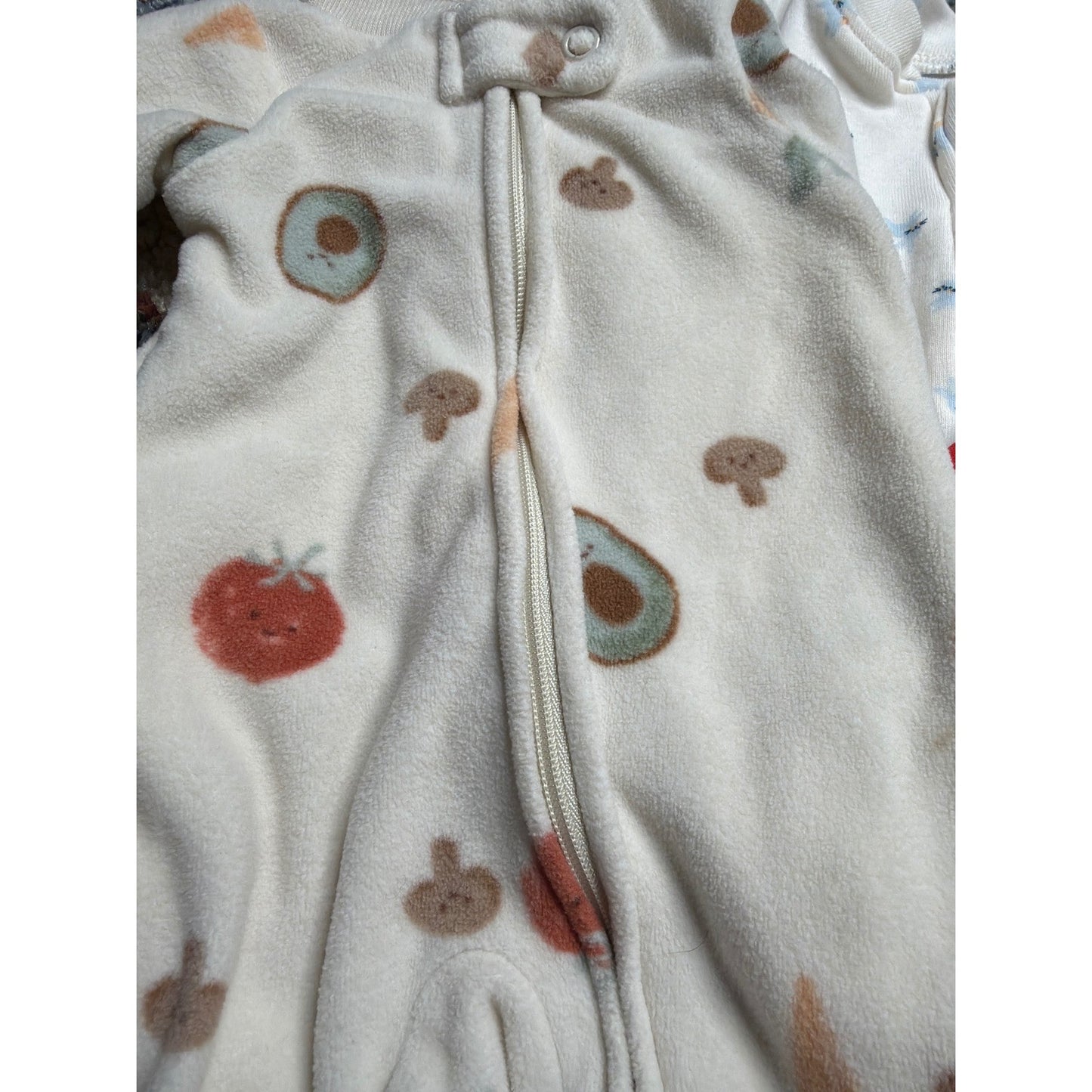 Preemie 7 Piece Baby Clothing Bundle Animals Stripes Veggie6