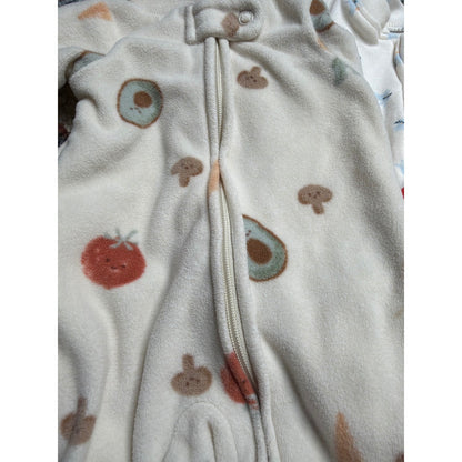 Preemie 7 Piece Baby Clothing Bundle Animals Stripes Veggie6