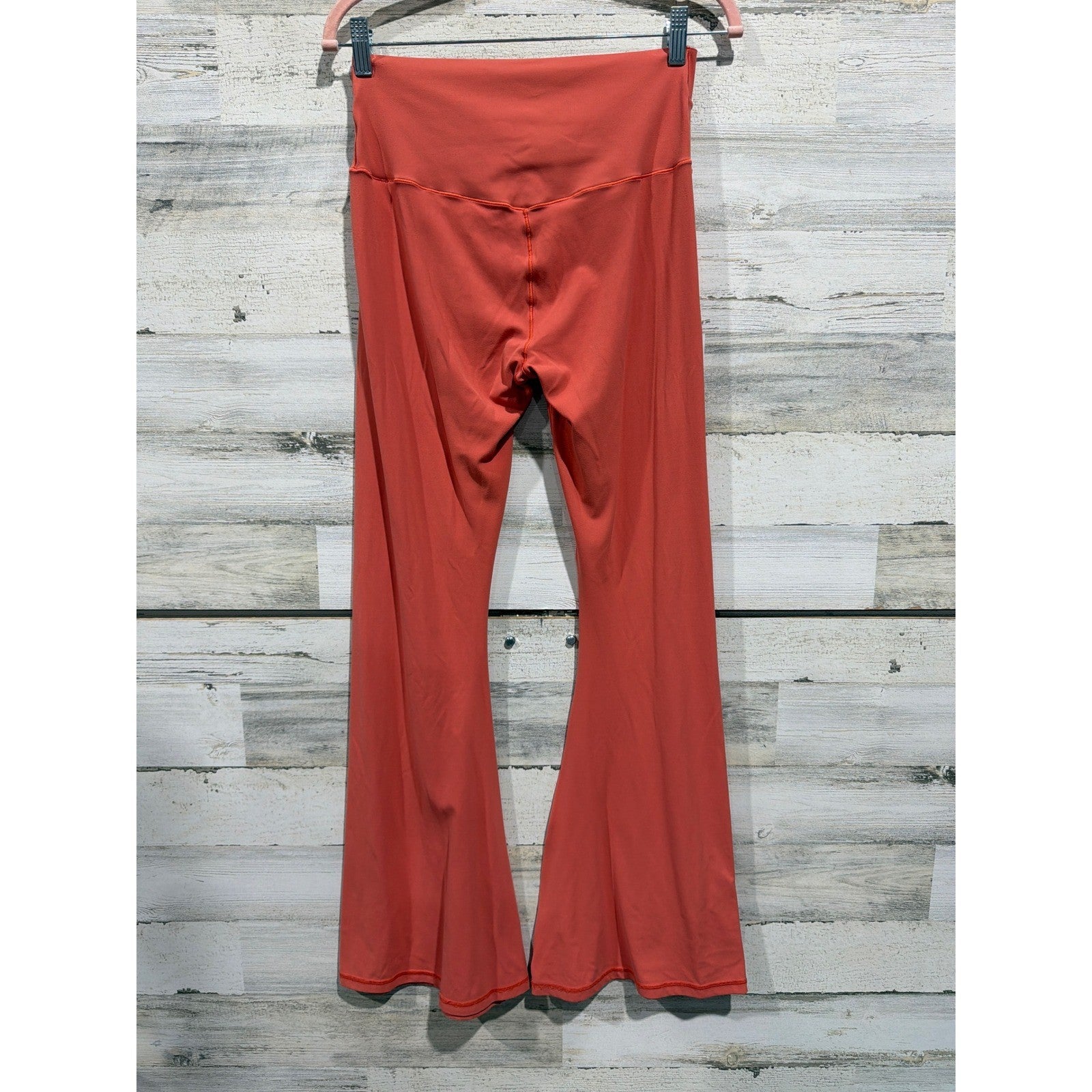 Aerie Offline Real Me Xtra Flare Women Large Orange Crossover Waist Yoga5