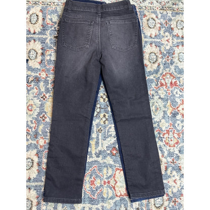 Boys 12 Slim Jean Bundle Blue Black Adjustable Waist5