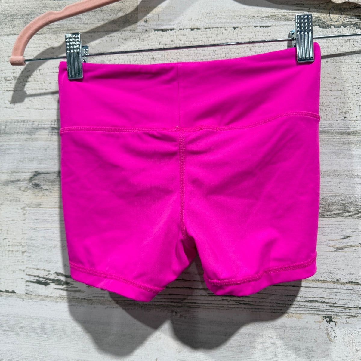 Balera Dance Shorts Girls IC Pink Nylon Spandex Athletic1