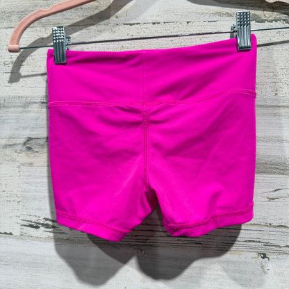 Balera Dance Shorts Girls IC Pink Nylon Spandex Athletic1