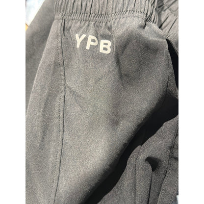 Abercrombie YPB Joggers Women XXS Black Cargo High Waist Athletic Pants EUC3