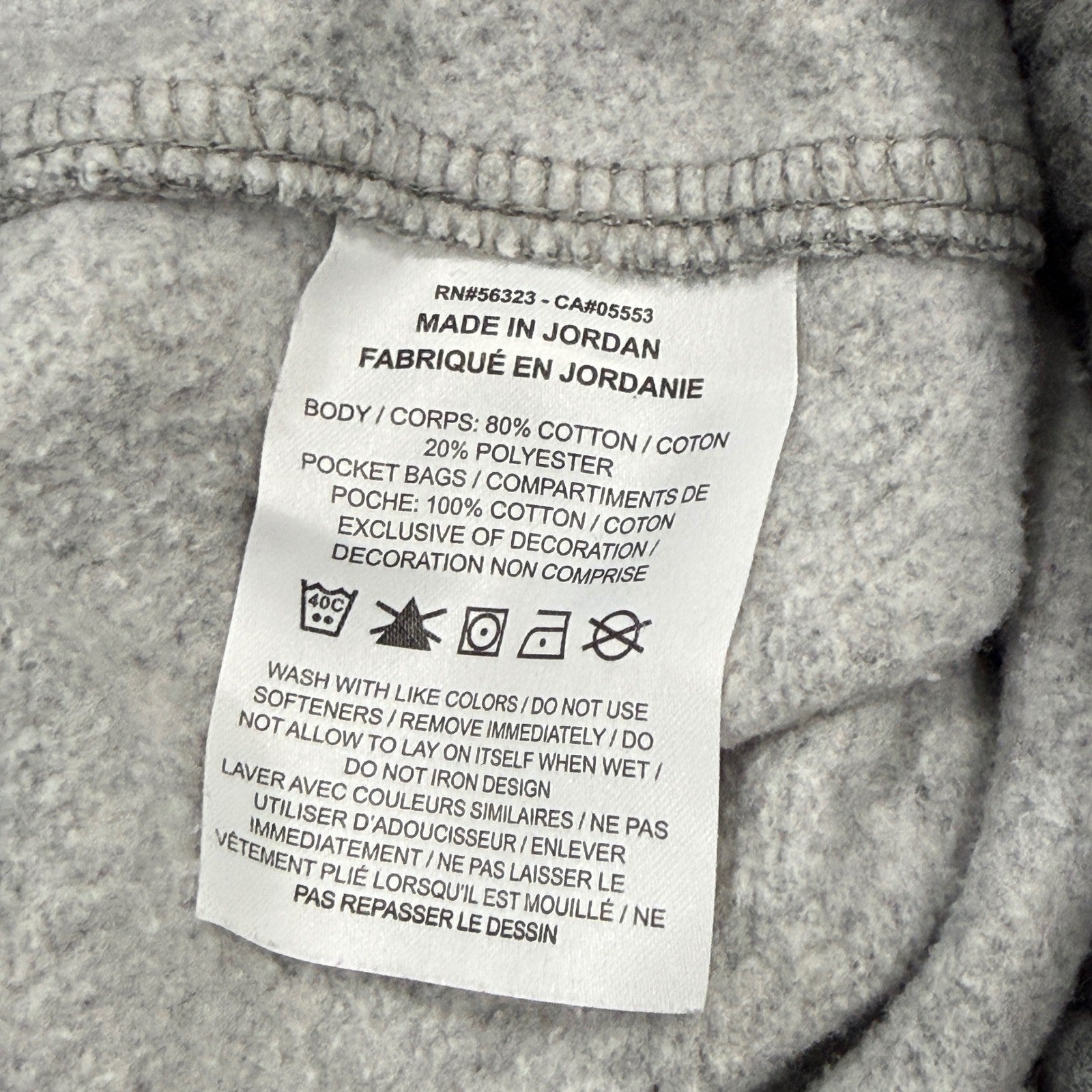 Nike Jogger Sweatpants Kids XS Gray Fleece Sportswear Club *Flawed6