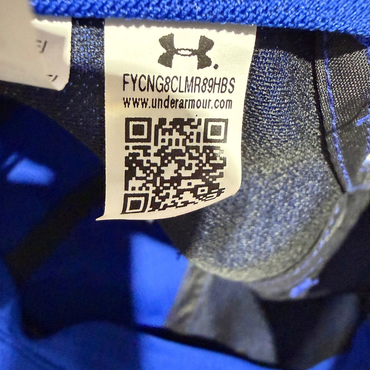 Under Armour Blitzing Baseball Cap Youth OSFM Royal Blue Polyester Sport2