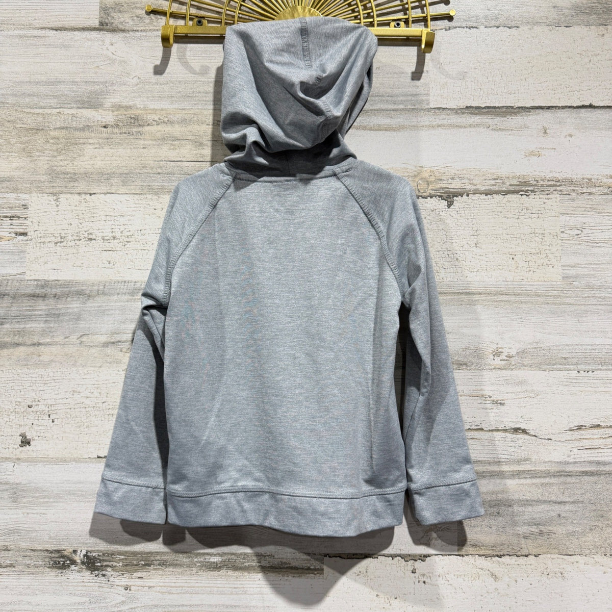 Vineyard Vines Performance Hoodie Boys 4T Gray Graphic Preppy EUC4