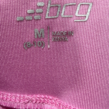 BCG Activewear Set Leggings Sports Bra Girls Size M 8-10 Pink Polyester Sporty5