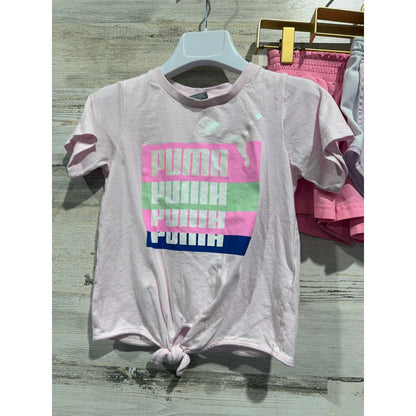 Puma Nike Old Navy Outfit Set Girls 5 Pink Purple Athletic Activewear EUC1