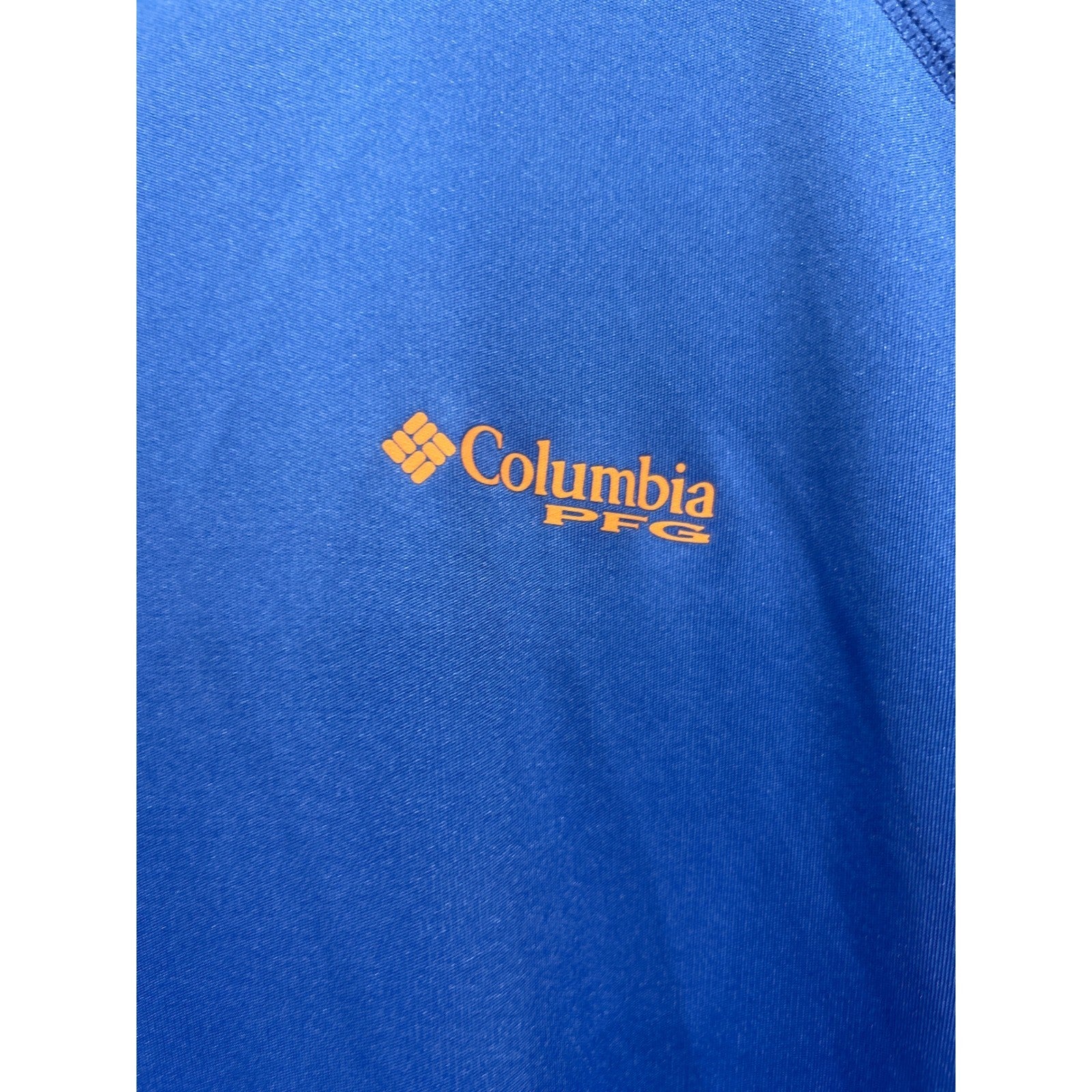 Columbia PFG Shirt Mens XXL Blue Long Sleeve Terminal Tackle Fishing EUC2
