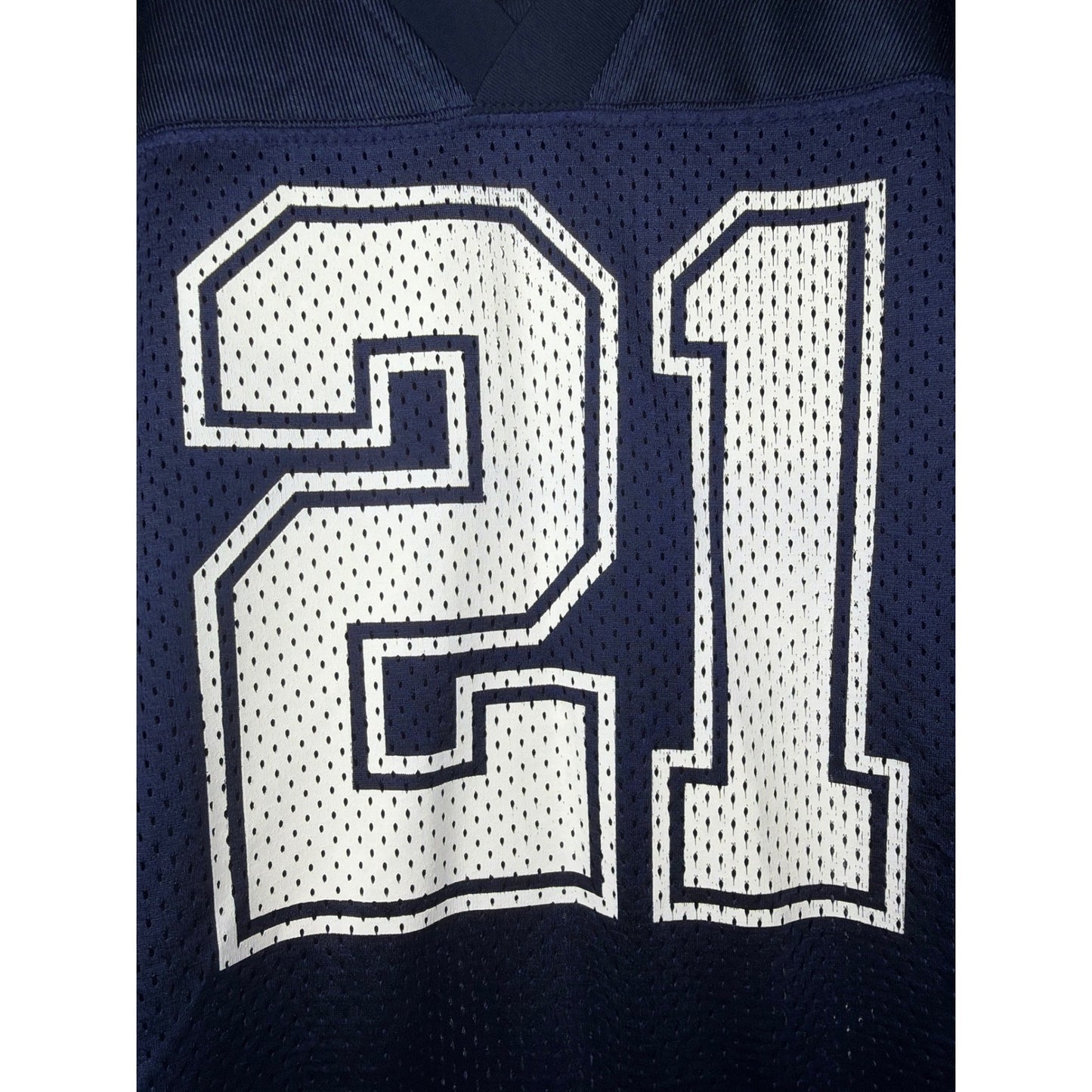 Dallas Cowboys Jersey Boys Medium Navy Blue Ezekiel Elliott 21 NFL EUC1