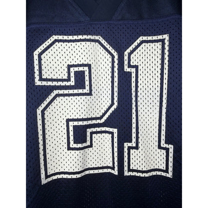 Dallas Cowboys Jersey Boys Medium Navy Blue Ezekiel Elliott 21 NFL EUC1