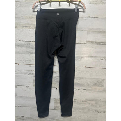 Buffbunny Collection Leggings Women Medium Black Dotted High Waist EUC2