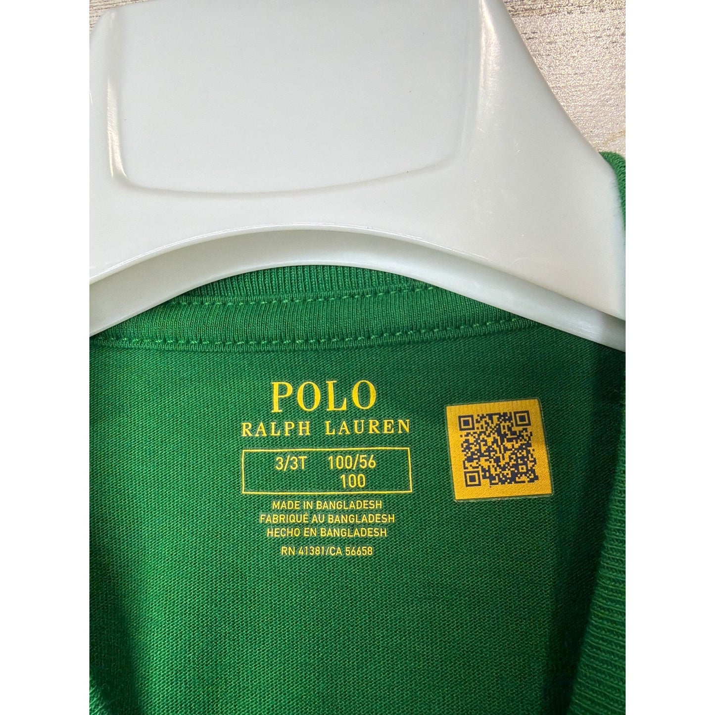 Polo Ralph Lauren T-shirt Boys 3T Green Pony Logo Preppy EUC2