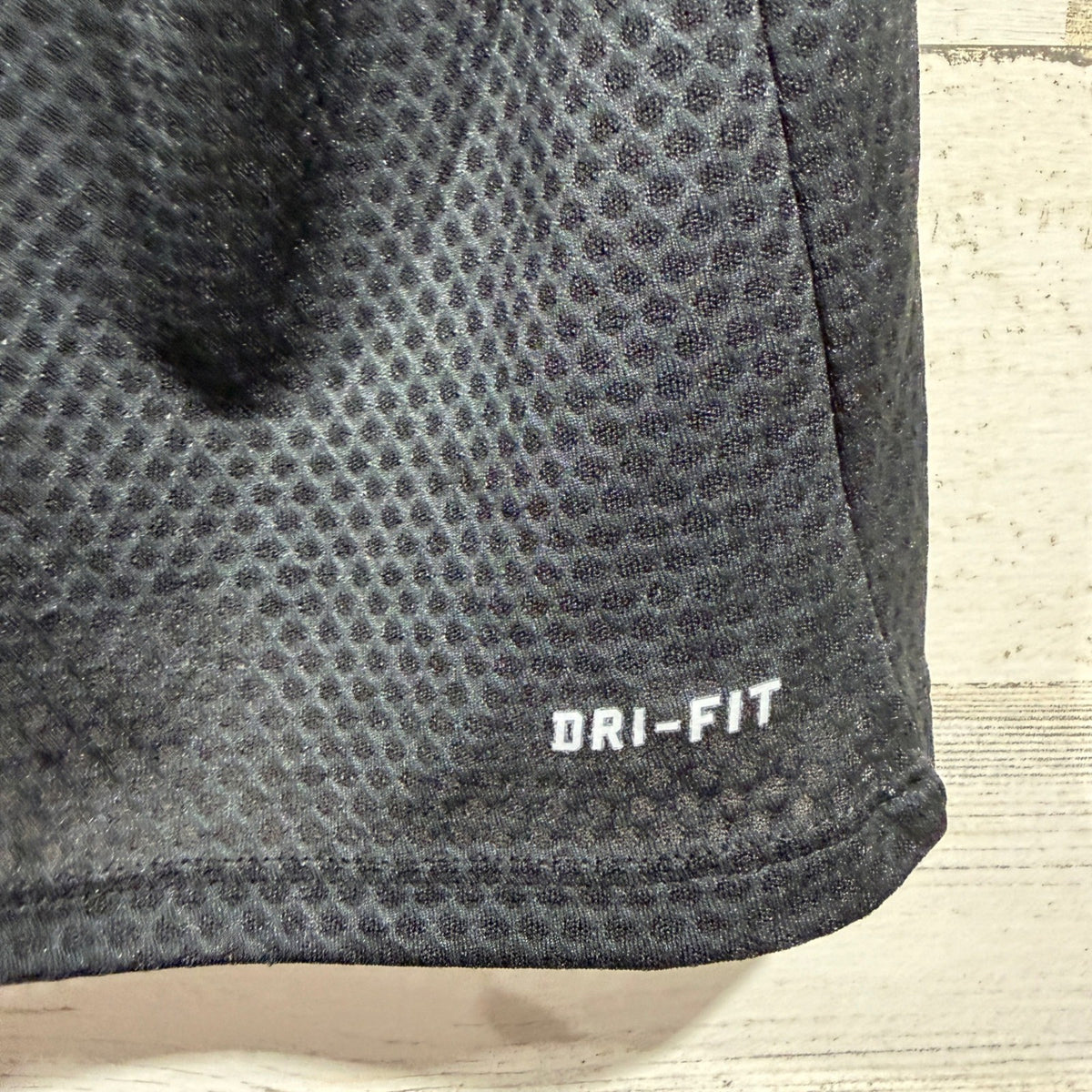 Nike Dri-FIT Mesh Tank Top Women L Black 849876-010 Running Sporty *Flawed8