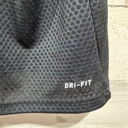 Nike Dri-FIT Mesh Tank Top Women L Black 849876-010 Running Sporty *Flawed8