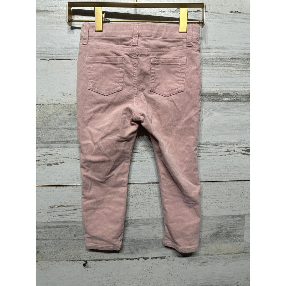 Janie and Jack Corduroy Pants Girls 4 Pink Skinny Stretch EUC1