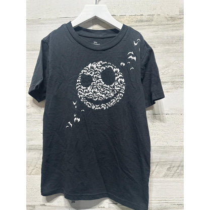 Disney Nightmare Before Christmas T-Shirt Boys Youth Medium Black Jack Bats EUC0
