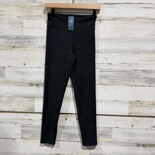 Abercrombie Kids Soft Leggings Girls 11/12 Black Spandex Basic Everyday NWT0
