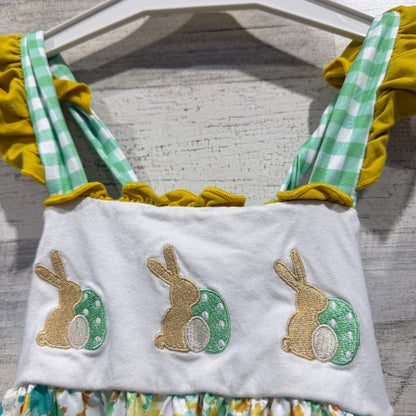 Marie Nicole Easter Bunny Dress Leopard Tunic Bundle Girls 3T/4T EUC2