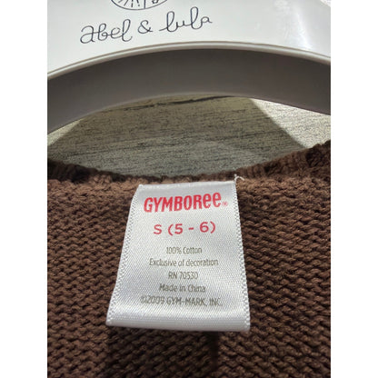 Gymboree Sweater Shirt Bundle Girls 5-6 5T Brown Cat Polka Dot y2k 2009 20103