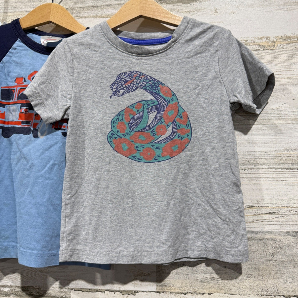 Tea Collection Hanna Andersson Shirt Bundle Boys 4 Graphic Retro *Flawed1