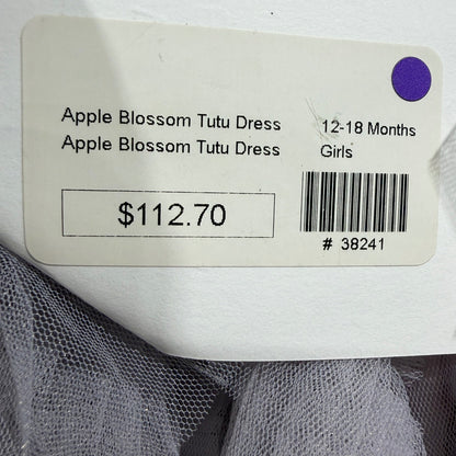 Tutu Du Monde Apple Blossom Tutu Dress Girls 12-18M Pink Cotton Tulle Luxury NWT2