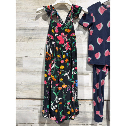 Cat & Jack Old Navy Dress Pajama Lot Girls 5T Floral Dino Watermelon EUC2