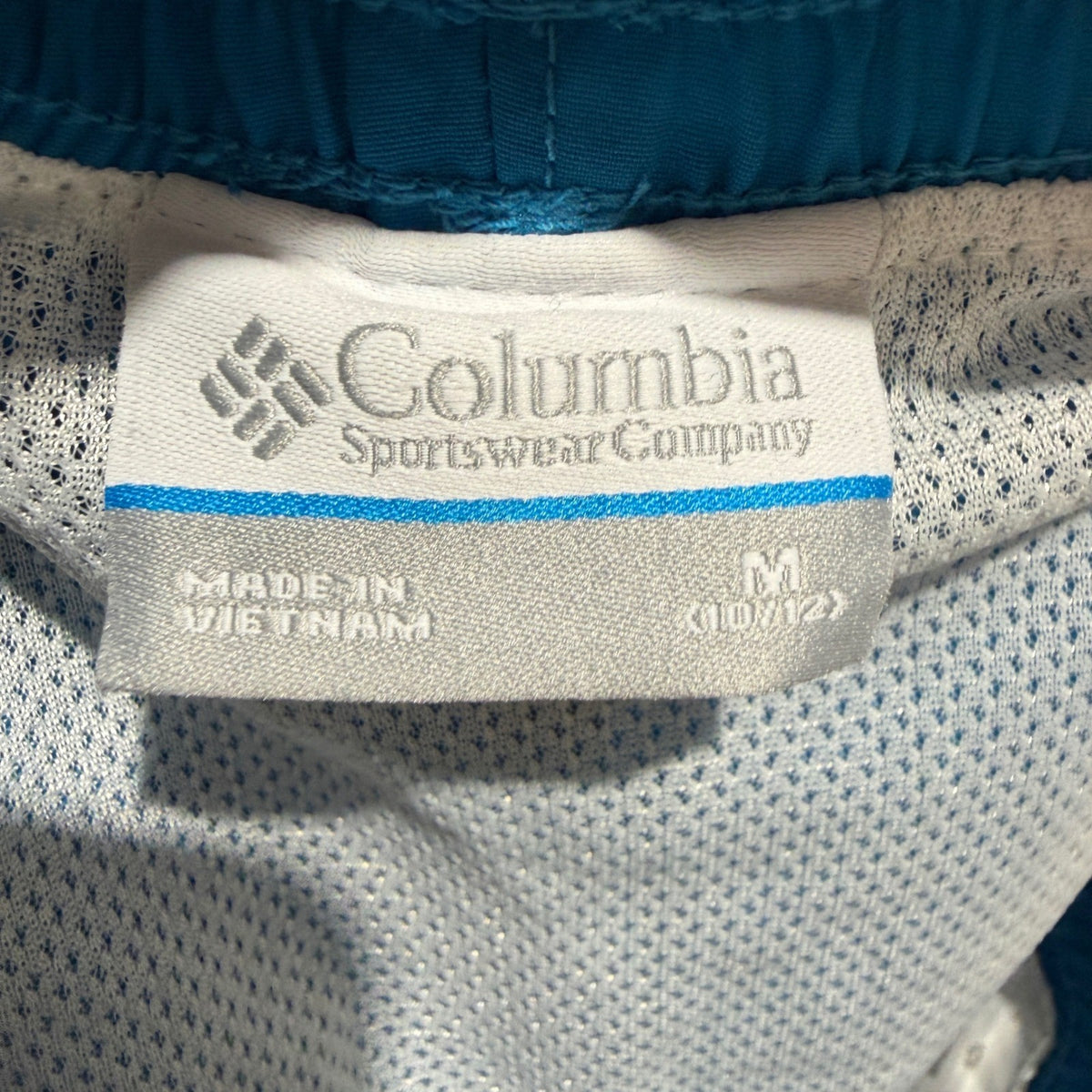 Columbia PFG Backcast Shorts Boys Size M Blue Nylon Outdoor Fishing EUC4