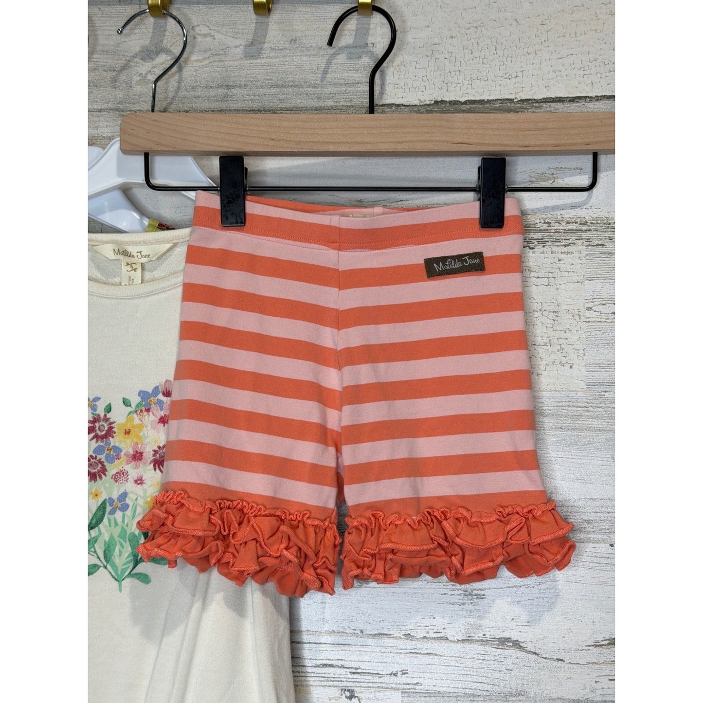 Matilda Jane Clothing Lot Girls 6 Multicolor Ruffle Floral Apple Whimsical GUC5