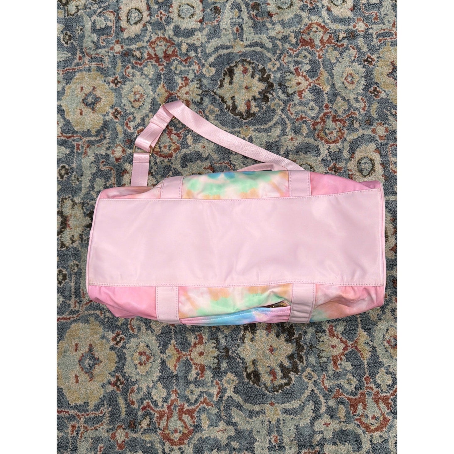 Stony Clover Target Duffel Bag Pink Tie Dye Weekend Travel EUC4