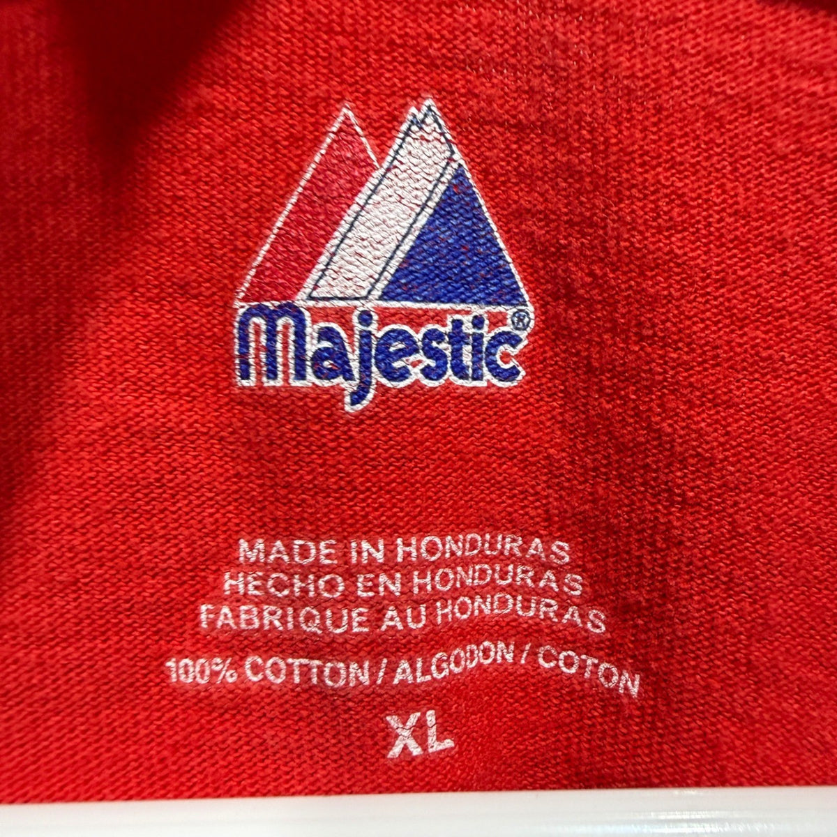 Majestic David Ortiz Big Papi Red Sox T-Shirt Men XL Red 100% Cotton 2008 MLB2