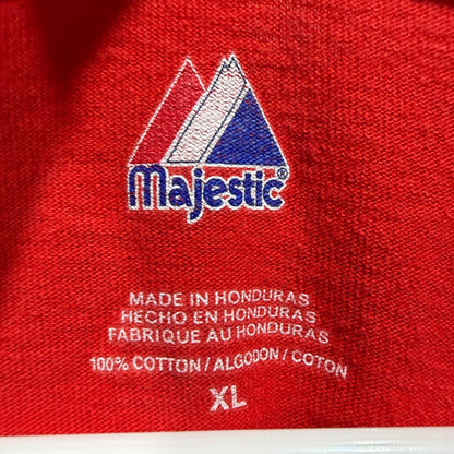 Majestic David Ortiz Big Papi Red Sox T-Shirt Men XL Red 100% Cotton 2008 MLB2