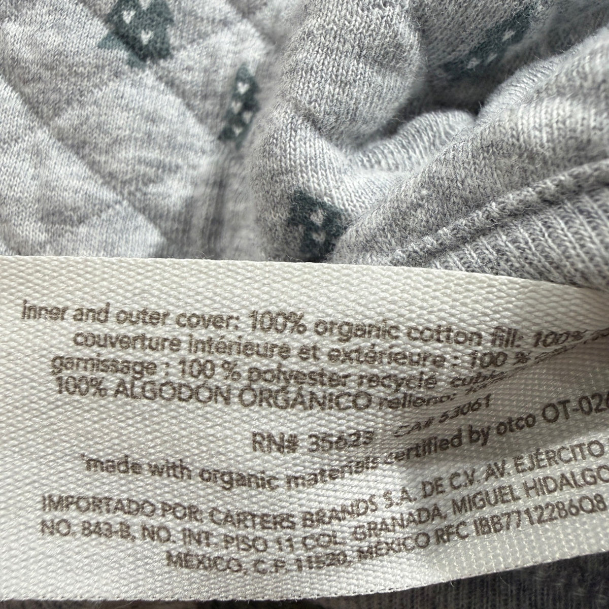 Little Planet 7 For All Mankind Baby Bundle 0-3M Green Gray Cotton Denim EUC3