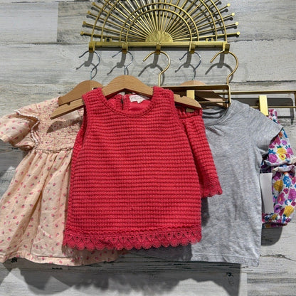Miniwear Jessica Simpson B'Tween Baby Girls 18-24M Pink Red Bundle EUC0